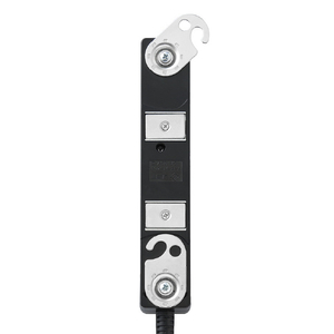 ヤザワ 3P抜け止めマグネットフック付タップ4個口2m ブラック H5HJKNP402BK-イメージ3