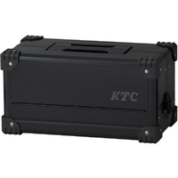 ＫＴＣ スチール製工具箱 両開きメタルケース（ブラック） 間口４４０×奥行２３３×高さ２３０ｍｍ KTC 両開きメタルケース キャリングトレイ EK-10AGBK