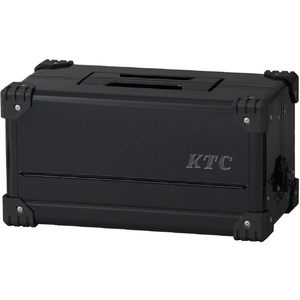ＫＴＣ スチール製工具箱 両開きメタルケース（ブラック） 間口４４０×奥行２３３×高さ２３０ｍｍ KTC 両開きメタルケース キャリングトレイ EK-10AGBK-イメージ1