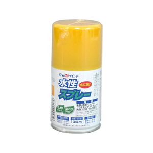 アトムサポート アトムペイント/水性スプレー 100mL 黄 FC594SM-イメージ1