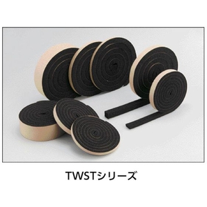トラスコ中山 気密防水パッキンテープ 20mm×10mm×2m ブラック102204.6N／10mm FC026GB-4332962-イメージ2