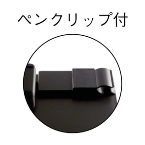 トラスコ ペンホルダー付クリップボード（マグネット付） Ａ４縦 黒 TRUSCO　ペンホルダー付クリップボード　裏面マグネット付 TCBM-A4E-BK-イメージ2