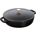 STAUB ストウブ ブレイザーソテーパン 24cm ブラック 40511-473 FC360LA-0560950