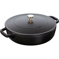 STAUB ストウブ ブレイザーソテーパン 24cm ブラック 40511-473 FC360LA-0560950
