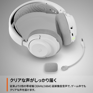 SteelSeries Arctis Nova 3P Wireless ホワイト 61687-イメージ7