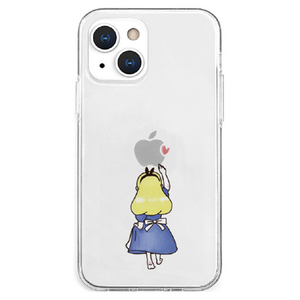 AKAN iPhone 13 mini用ソフトクリアケース アリス AK20953I13MN-イメージ1