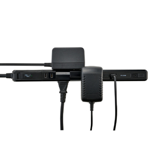 エルパ USBスリム回転タップ 雷ガード 4個口2m Type-C2ポート PD20W e angle select ブラック WBS-SL42USBC2BKE5-イメージ11