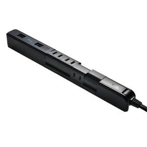 エルパ USBスリム回転タップ 雷ガード 4個口2m Type-C2ポート PD20W e angle select ブラック WBS-SL42USBC2BKE5-イメージ8