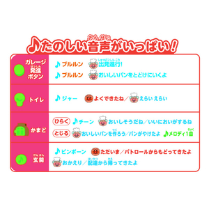 バンダイ アンパンマン たのしい音と指先あそび♪なかまたちがいっぱい!パンがころがる! アンパンマンはじめてハウスDX ﾊﾟﾝｶﾞｺﾛｶﾞﾙAPﾊｼﾞﾒﾃﾊｳｽDX-イメージ7