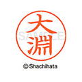 シヤチハタ ネームペン用ネーム シルバー 既製 大淵 FC46294-X-GPS-0523