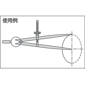 新潟精機 スプリング付きコンパス FC567JT-3776417-イメージ2