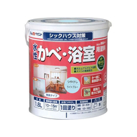 アトムサポート 水性壁浴室塗料 1.6L ライトブルー FCB280H
