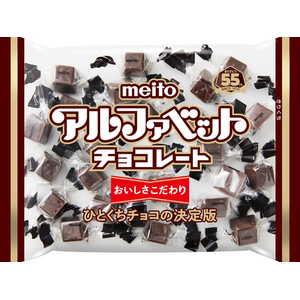 名糖 meito/アルファベットチョコレート ファミリーパック 123g FCE525Y-イメージ1