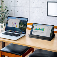 サンワサプライ モバイルディスプレイ DP-05 13.3インチ モバイルモニタ DP-02【モバイルモニター(15.6インチ・フルHD・IPS光沢液晶・USB