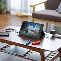 サンワサプライ モバイルディスプレイ DP-05 13.3インチ モバイルモニタ USB-C接続 PCモニター DP-05 [13.3型 /フルHD(1920×1080