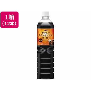 UCC UCC おいしいカフェインレスコーヒー 無糖 900ml×12本 FCU6002-イメージ1