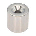 トラスコ ネオジム丸形磁石　皿ねじ穴付　外径７ＭＭ×７ＭＭ　Ｍ１．６　１個入 T07R07-M1.6