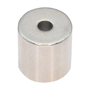 トラスコ ネオジム丸形磁石　皿ねじ穴付　外径７ＭＭ×７ＭＭ　Ｍ１．６　１個入 T07R07-M1.6-イメージ2
