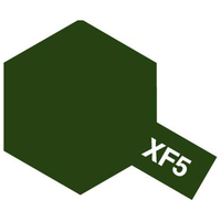タミヤ アクリルミニ XF-5 フラットグリーン TｱｸﾘﾙﾐﾆXF5N