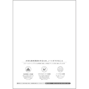 キョクトウ スクールラインプラス 8mm方眼罫 セミB5 30枚 ブルー FC634TG-LSP8B-イメージ3