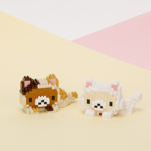 カワダ ナノブロック リラックマ もっと♪のんびりネコ もっと♪のんびりネコ NBCC051ﾘﾗﾂｸﾏﾓﾂﾄﾉﾝﾋﾞﾘﾈｺ-イメージ6