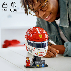 レゴジャパン LEGO レゴ エディションセット 43014SCUDERIA FERRARI HP シャルル・ルクレールのヘルメット 43014ﾌｴﾗ-ﾘｼﾔﾙﾙ･ﾙｸﾚ-ﾙﾍﾙﾒﾂﾄ-イメージ5