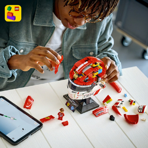 レゴジャパン LEGO レゴ エディションセット 43014SCUDERIA FERRARI HP シャルル・ルクレールのヘルメット 43014ﾌｴﾗ-ﾘｼﾔﾙﾙ･ﾙｸﾚ-ﾙﾍﾙﾒﾂﾄ-イメージ9