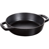STAUB ストウブ 両手フライパン ラウンド 20cm ブラック FC642LF-2285300