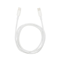 クオリティトラストジャパン PD対応 USB Type-C to Type-C Cable(1．0m) ホワイト QTC-0414WH