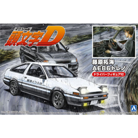 アオシマ 1/24 頭文字D No．14 藤原拓海 AE86トレノ ドライバーフィギュア付 AｲﾆｼﾔﾙD14ﾌｼﾞﾜﾗAEﾄﾚﾉﾄﾞﾗｲﾊﾞ