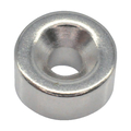 トラスコ ネオジム丸形磁石　皿ねじ穴付　外径８ｍｍ×４ｍｍ　Ｍ２　１個入 TRUSCO　ネオジム磁石（丸形皿ねじ穴付） T08R04-M2