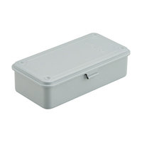 トラスコ トランク型工具箱　２０３Ｘ１０９Ｘ５６　ライトグレイ TRUSCO　トランク型ツールボックス　高さ56mm T-190LG