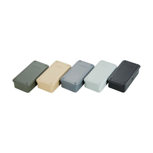 トラスコ トランク型工具箱　２０３Ｘ１０９Ｘ５６　ライトグレイ TRUSCO　トランク型ツールボックス　高さ56mm T-190LG-イメージ6