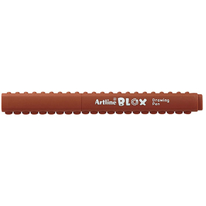 シヤチハタ BLOX水性サインペン ブラウン FC23344-KTX-200-BR-イメージ1