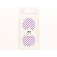 カモ井 mt CASA seal ストライプ・ライラック FC13927-MTCDS025