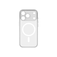 グルマンディーズ iPhone17 Pro用MagSafe対応プランプフレームケース IIIIfit クリア IFT-190CL