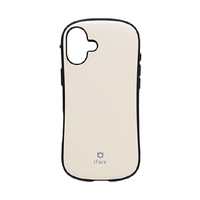 Hamee iPhone 16 Plus用ハイブリッドケース iFace First Class くすみホワイト 41-979556