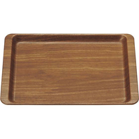 マイン 木目調ABSトレー 長角盆 濃木目 NS M44-367 FC310LL-4144931