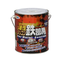 アサヒペン 油性シリコン鉄部用 1.6L 赤 FC055NV