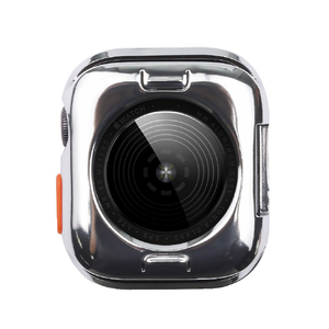 WEARPLANET Apple Watch 45/44mm用FLUFFY POT ソフトケース クロム シルバー WP26955-イメージ3