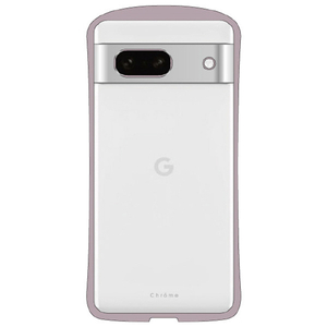 NATURALdesign Google Pixel 7a用耐衝撃背面型ケース Chrome-CLEAR ココア GP7A-CHC10-イメージ1