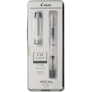 パイロット 万年筆プレラ 色彩逢い カリグラフィ 透明ブラック FC402TH-P-FPR-1-TB-CM-イメージ2