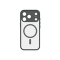 グルマンディーズ iPhone17 Pro用MagSafe対応プランプフレームケース IIIIfit ブラック IFT-190BK