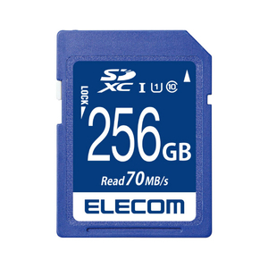 エレコム SDXCメモリカード(UHS-I 対応・256GB) MF-FSU11R_XCシリーズ 256GB MF-FS256GU11R-イメージ2