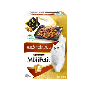 ネスレピュリナペットケア モンプチドライボックス 厳選かつおだし入り 190g(19g×10袋) FCJ150U-イメージ1