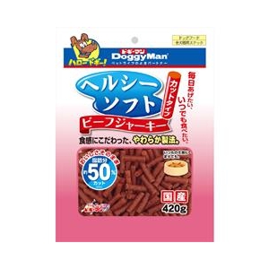 ドギーマンハヤシ ヘルシーソフトビーフジャーキー カットタイプ 420g ﾍﾙｼ-ｿﾌﾄﾋﾞ-ﾌJ420G-イメージ1