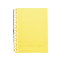 リヒトラブ オープンリングノート A6 イエロー FC086PJ-N2722-5