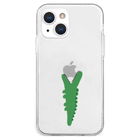 AKAN iPhone 13 mini用ソフトクリアケース ワニ AK20956I13MN