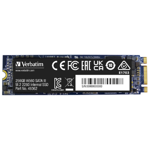 Verbatim 49362-J 内蔵SSD M．2 SATA 2280 Vi560シリーズ 256GB