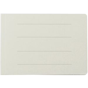 プラス フラットファイル ノンステッチ B6ヨコ グレー NO.052N F876605-78359-イメージ3